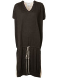 drawstring T-shirt dress