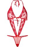 lace cut-out bodysuit 
