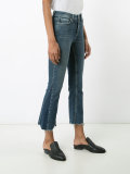 flared cropped jeans