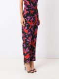silk printed trousers