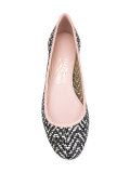 woven ballerina flats