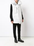 oversized hooded gilet