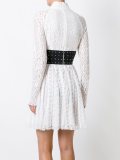 lace sheer longsleeved dress