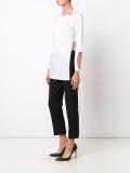 cutout detailing blouse