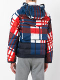 checkered down jacket 