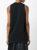 logo print vest 