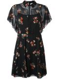 floral print sheer dress