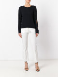 slit sleeves top 