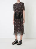 lace panel blouse