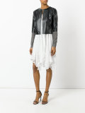 cropped open jacket