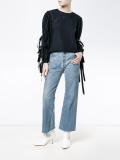 tie-sleeve top