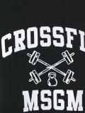 cropped logo sweatshirt 