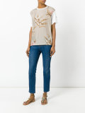 floral print T-shirt