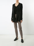 buttonless blazer