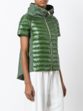 short sleeve puffer jacket
