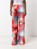 tropical print palazzo pants