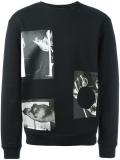 abstract print sweatshirt