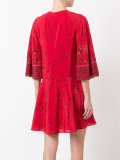 bird embroidered dress