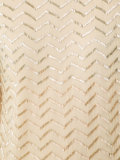 metallic zigzag T-shirt dress