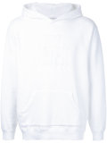 embroidered logo hoodie