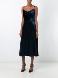 velvet A-line dress