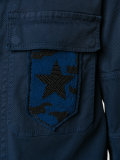 beaded badge jacket