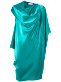 draped dress