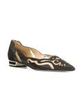 embellished pointed toe ballerinas