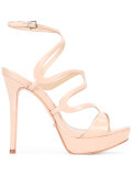 strappy heeled sandals