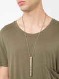 perforated pendant necklace 