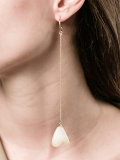 bone drop earring