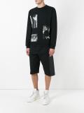 abstract print sweatshirt