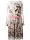 floral print longsleeved dress