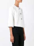 three-quarters sleeve boxy jacket