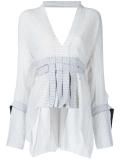 'Woven Flow' blouse