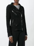zip up biker jacket