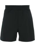 logo patch track shorts 