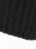 oversize ribbed knit hat