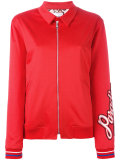 'paradise' slogan bomber jacket