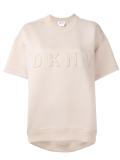 embossed logo neoprene T-shirt
