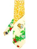 strawberry and butterfly print tie