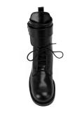 lace-up combat boots