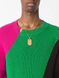 Medusa plaque necklace
