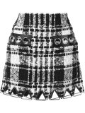 tweed mini skirt