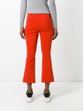 flared cropped trousers