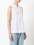 sleeveless embroidered blouse 