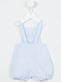 striped dungarees