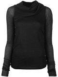 silk panel draped top