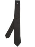 star embroidered tie