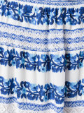 floral stripe skirt